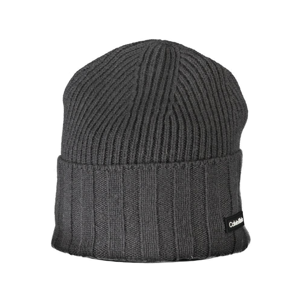 Calvin Klein Elegant Kontrastdetalj Grå Hatt