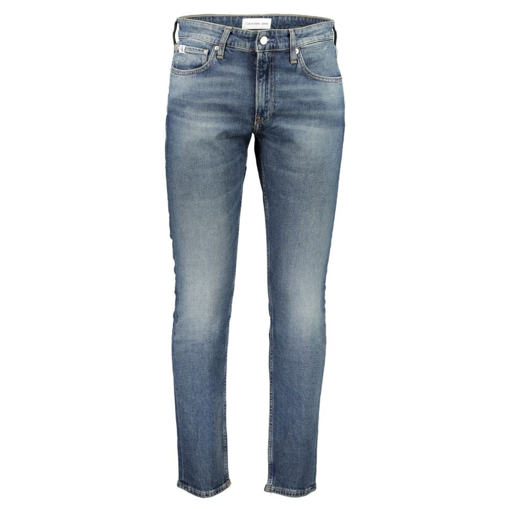 Calvin Klein Blå Bomullsjeans &amp;amp; Byxor