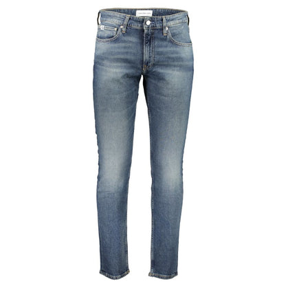 Calvin Klein Blå Bomullsjeans &amp;amp; Byxor