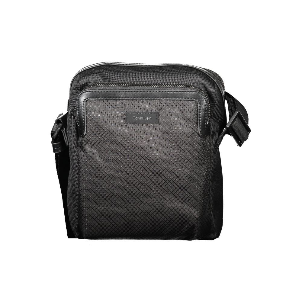Calvin Klein svart polyester herr axelväska