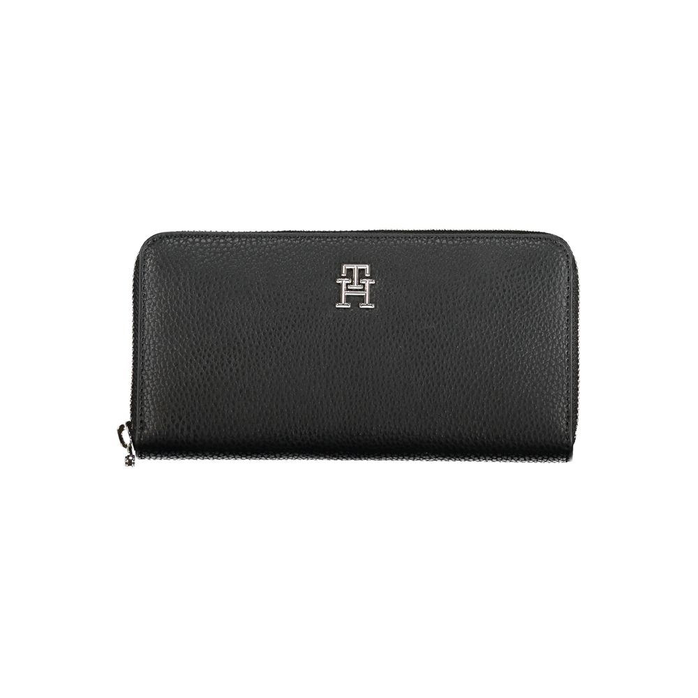 Tommy Hilfiger Sleek svart multifunktionell plånbok