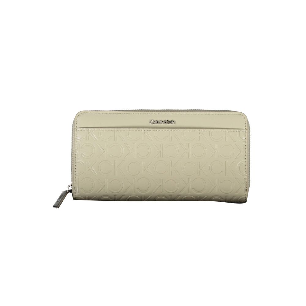 Calvin Klein Beige Polyeten Damplånbok