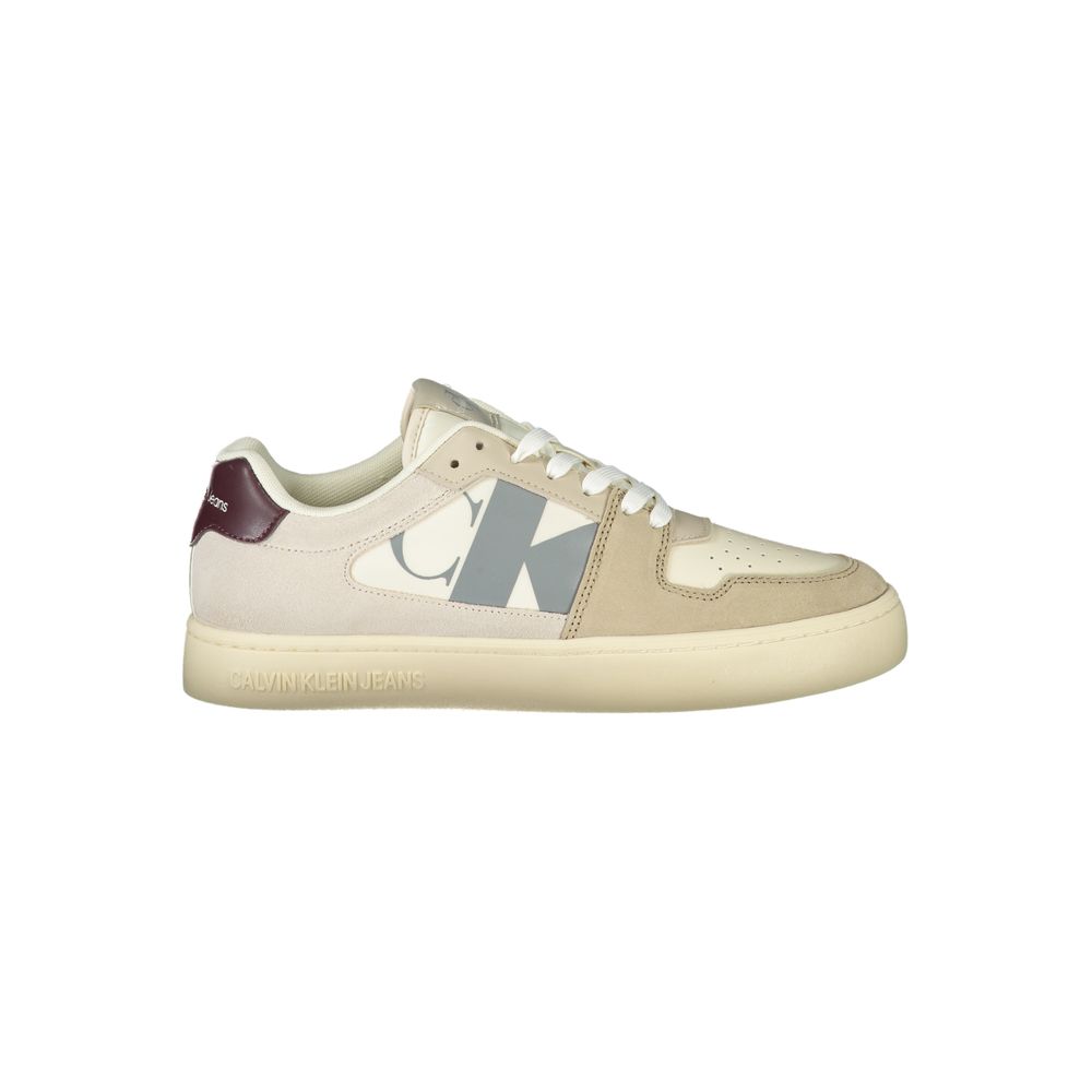 Calvin Klein Beige Polyester Herr Sneaker