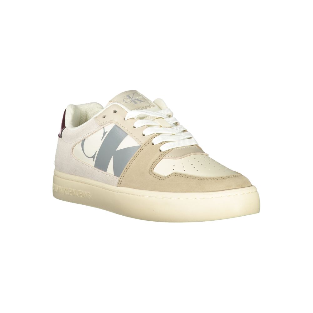 Calvin Klein Beige Polyester Herr Sneaker