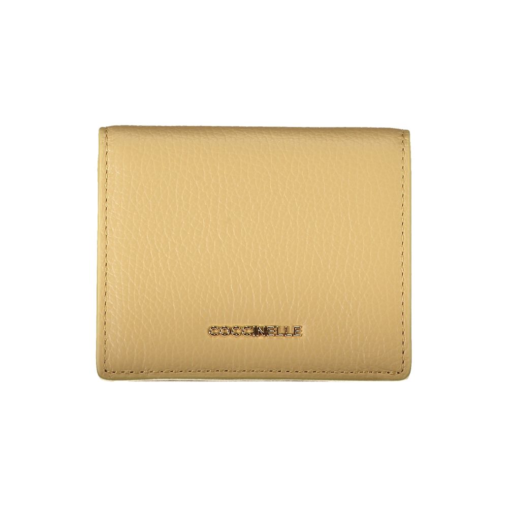 Coccinelle Beige Läderplånbok