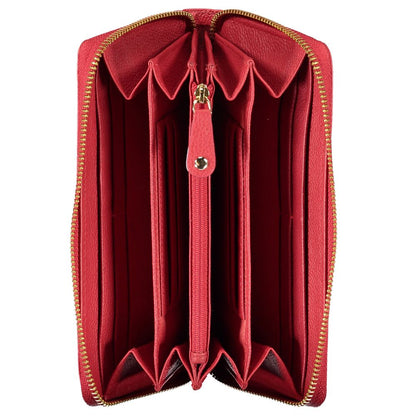 Mario Valentino Red Polyethylene Wallet