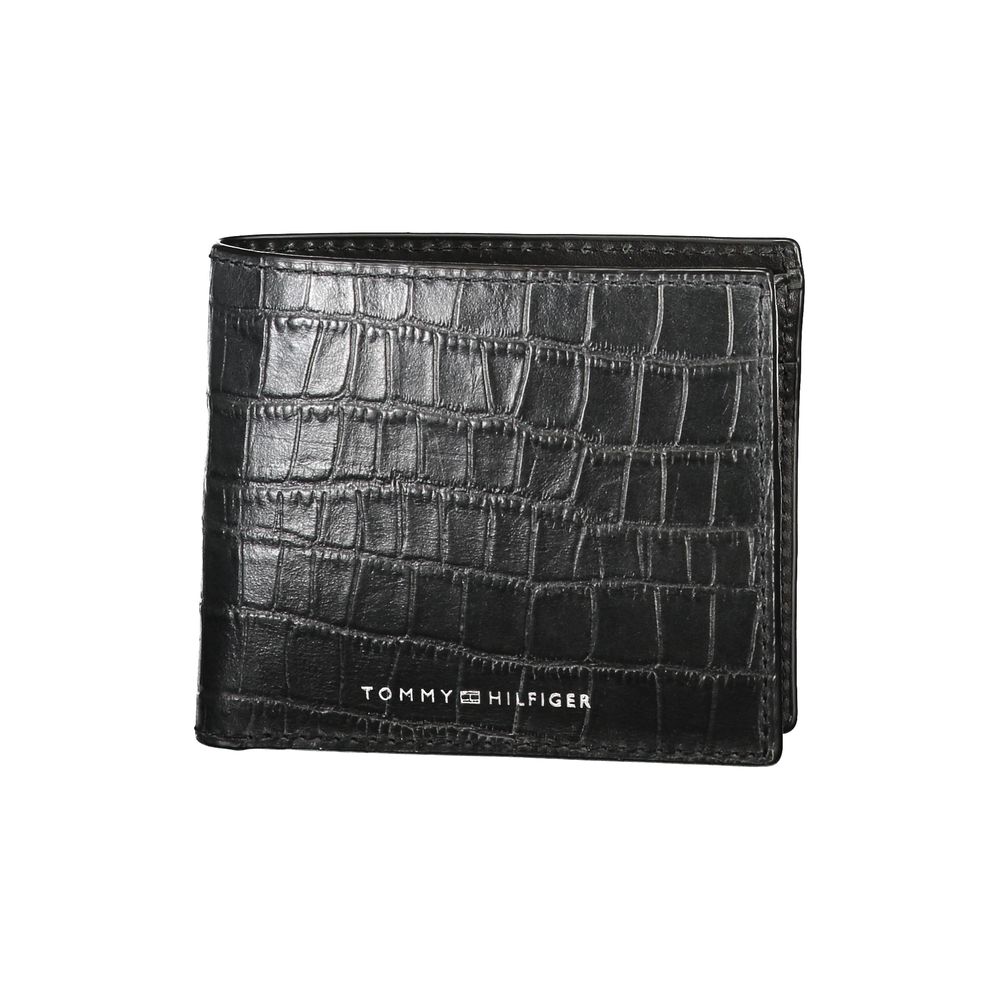 Tommy Hilfiger svart läderplånbok