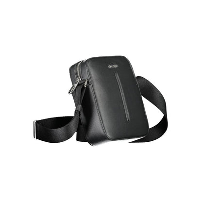 Calvin Klein svart polyester herr axelväska