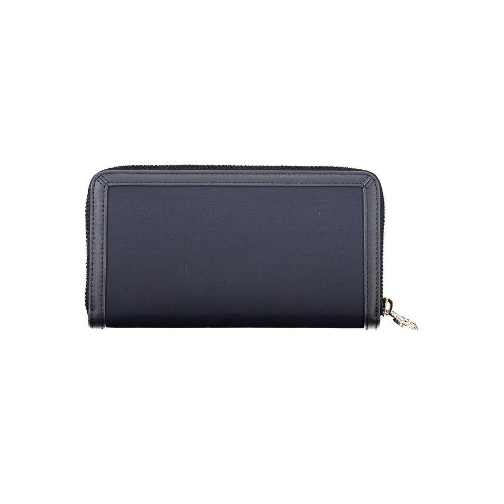 Tommy Hilfiger Chic hållbar blå plånbok med säker dragkedja