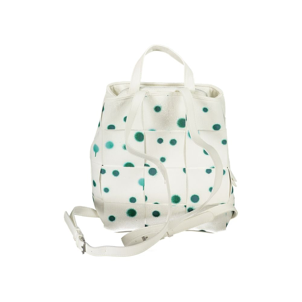 Desigual Vit Polyeten Ryggsäck