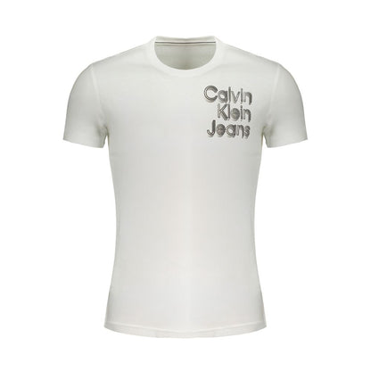 Calvin Klein Vit bomulls-T-shirt