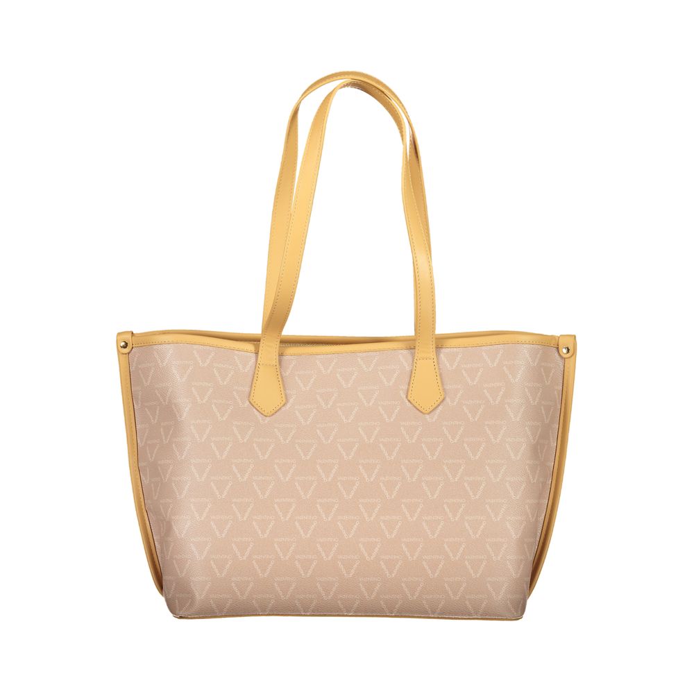 Mario Valentino Beige Polyeten Damhandväska