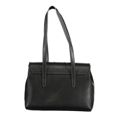 Mario Valentino Black Polyethylene Women Handbag