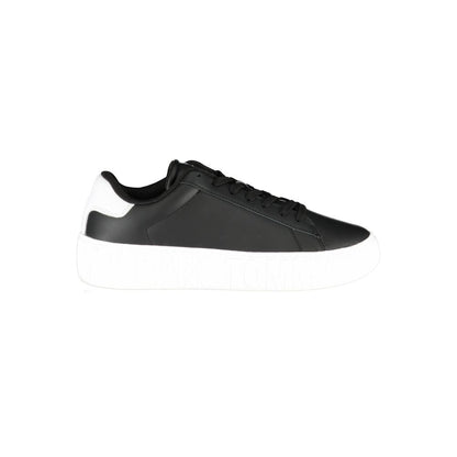 Tommy Hilfiger Svart Polyeten Herr Sneaker