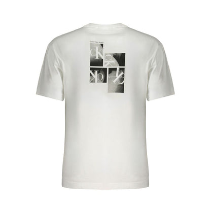 Calvin Klein Vit bomulls-T-shirt