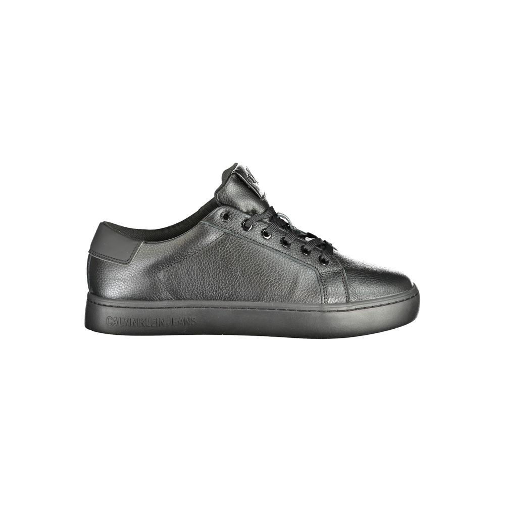 Calvin Klein svarta polyeten herrsneakers