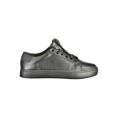 Calvin Klein svarta polyeten herrsneakers