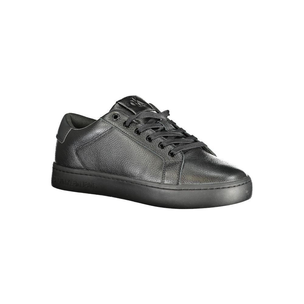 Calvin Klein svarta polyeten herrsneakers
