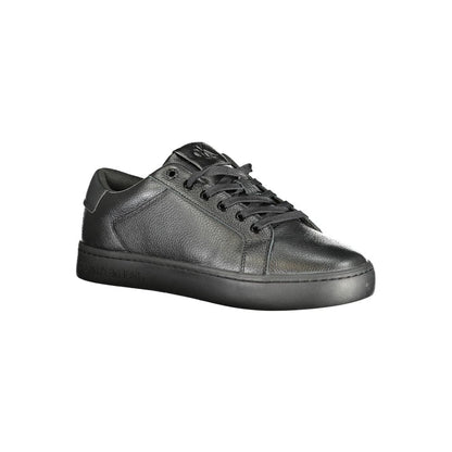Calvin Klein svarta polyeten herrsneakers