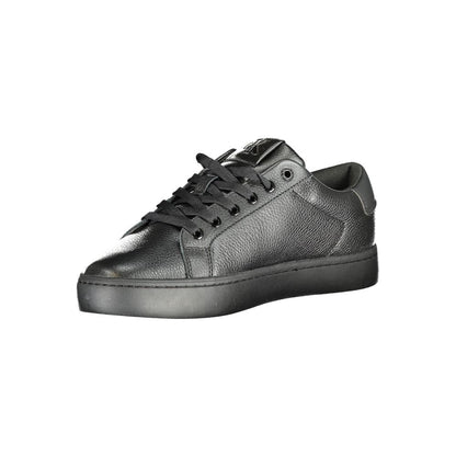 Calvin Klein svarta polyeten herrsneakers