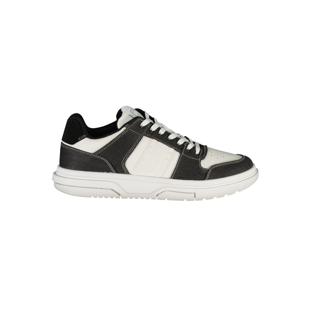 Tommy Hilfiger svarta polyestersneakers