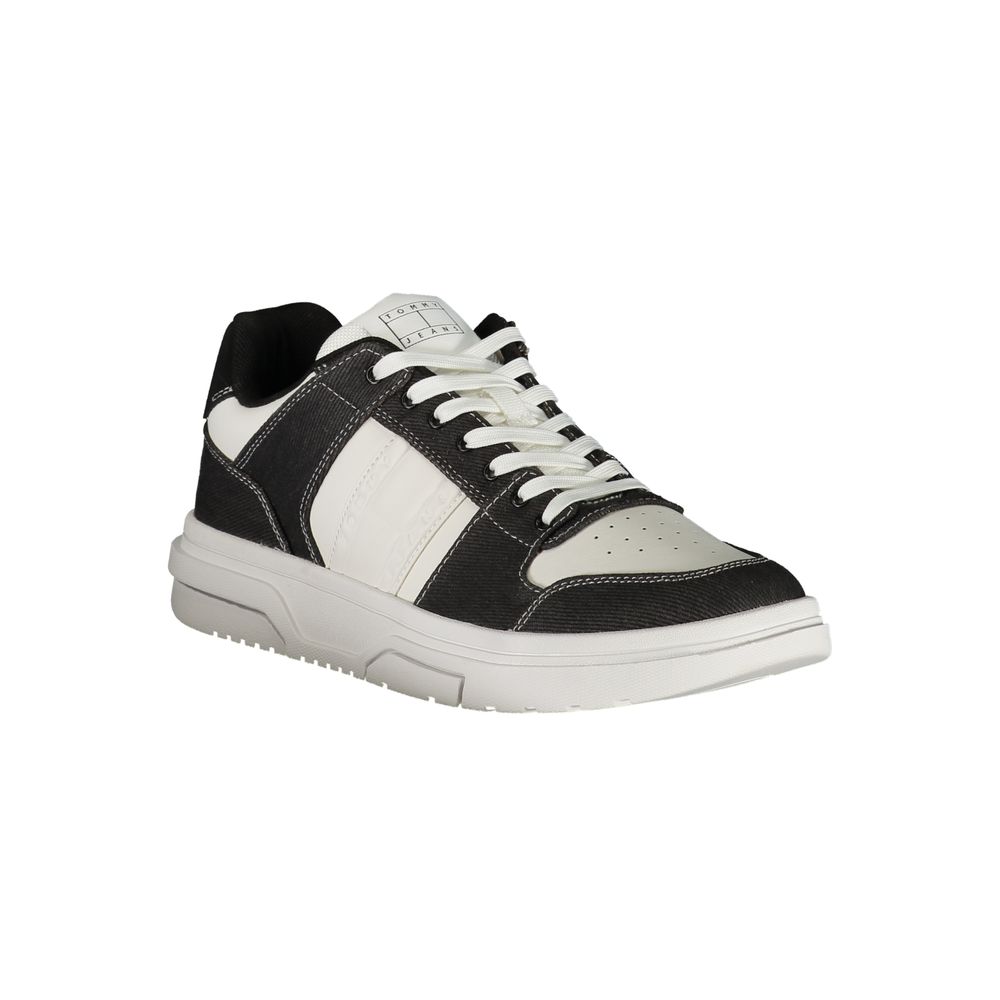 Tommy Hilfiger svarta polyestersneakers