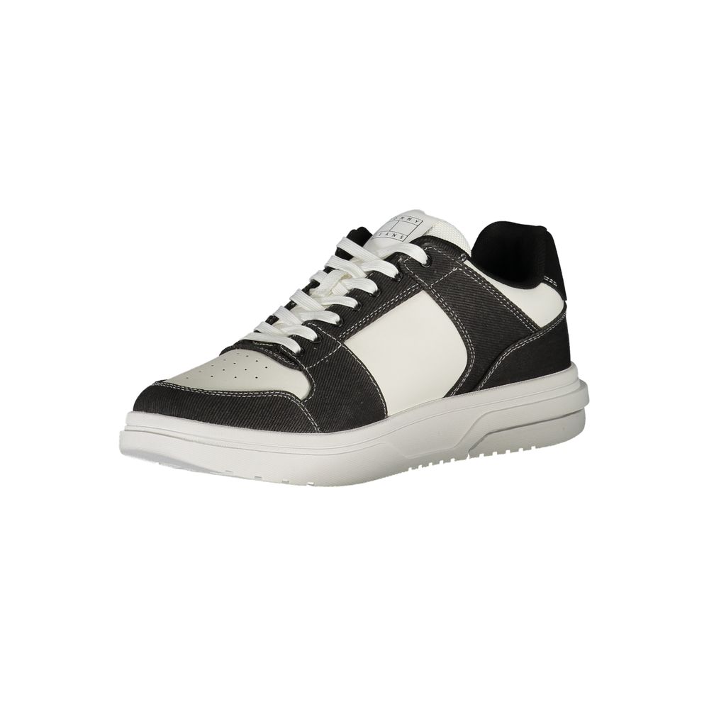 Tommy Hilfiger svarta polyestersneakers