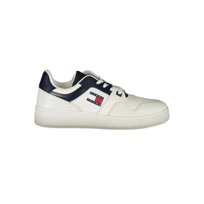 Tommy Hilfiger Blå Läder Herr Sneaker