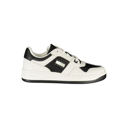 Tommy Hilfiger Vita Läder Herr Sneaker