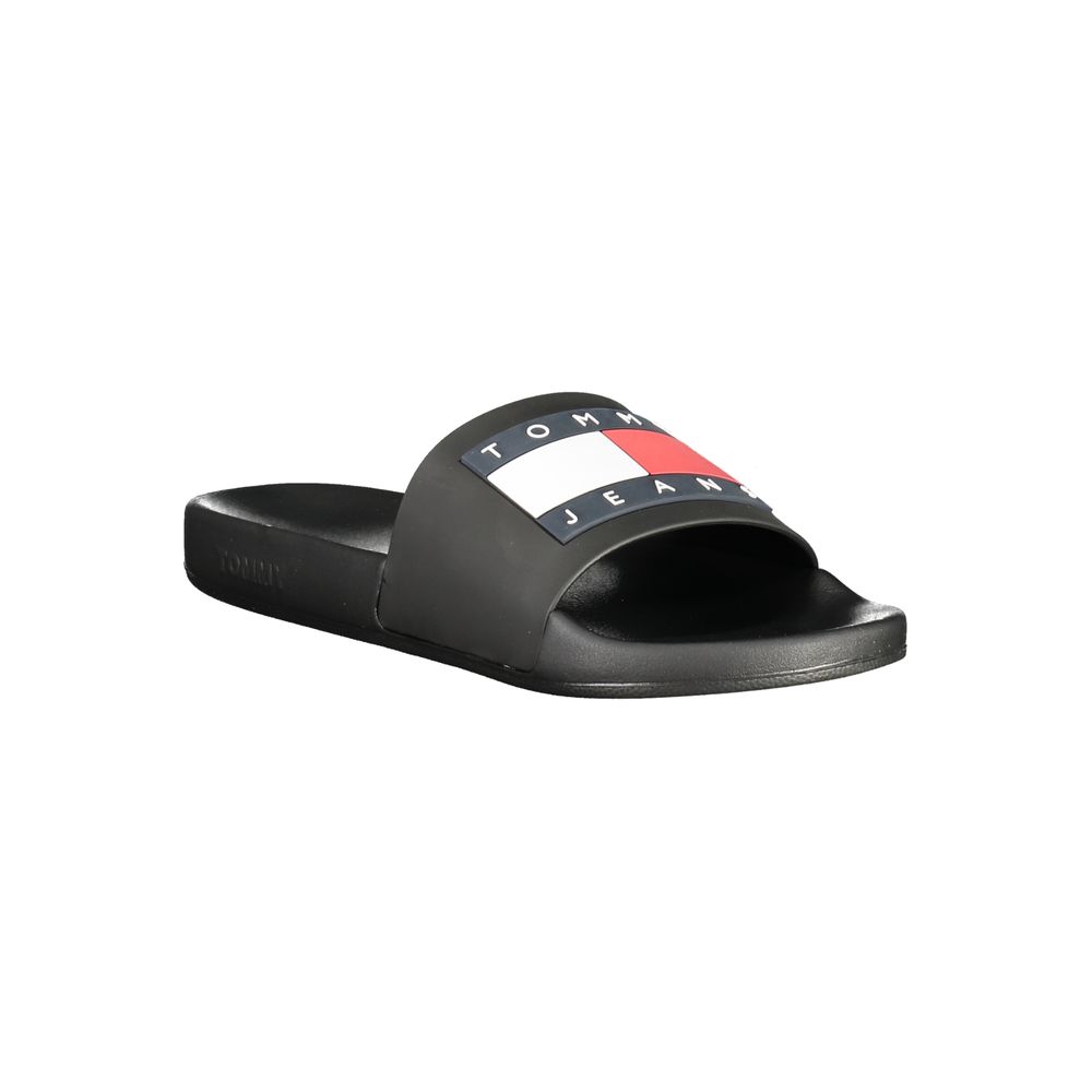 Tommy Hilfiger Svart Polyeten Herr Sandal