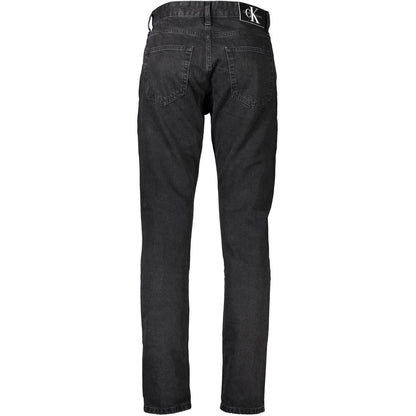Calvin Klein Black Cotton Jeans &amp; Pant