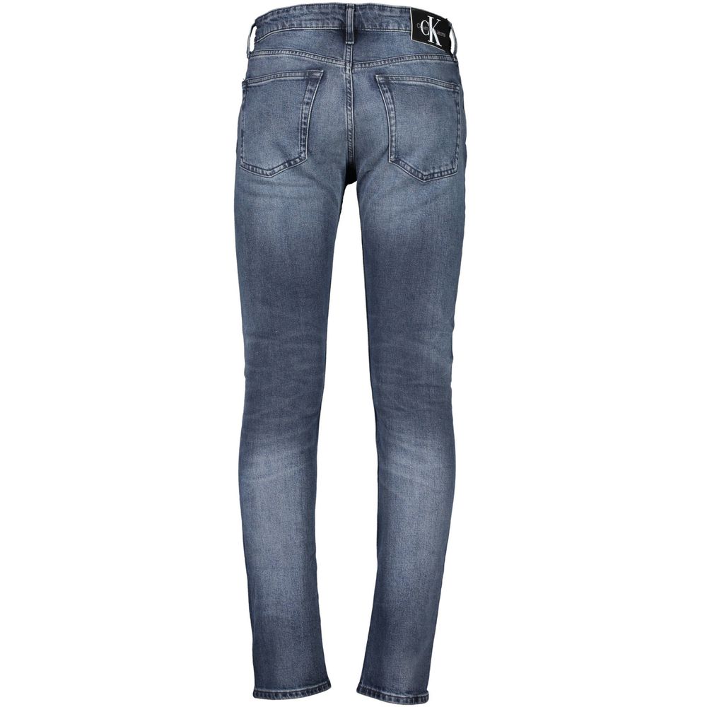Calvin Klein Blå Bomullsjeans &amp;amp; Byxor