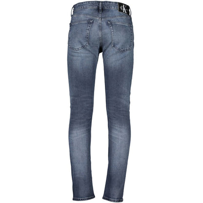 Calvin Klein Blå Bomullsjeans &amp;amp; Byxor