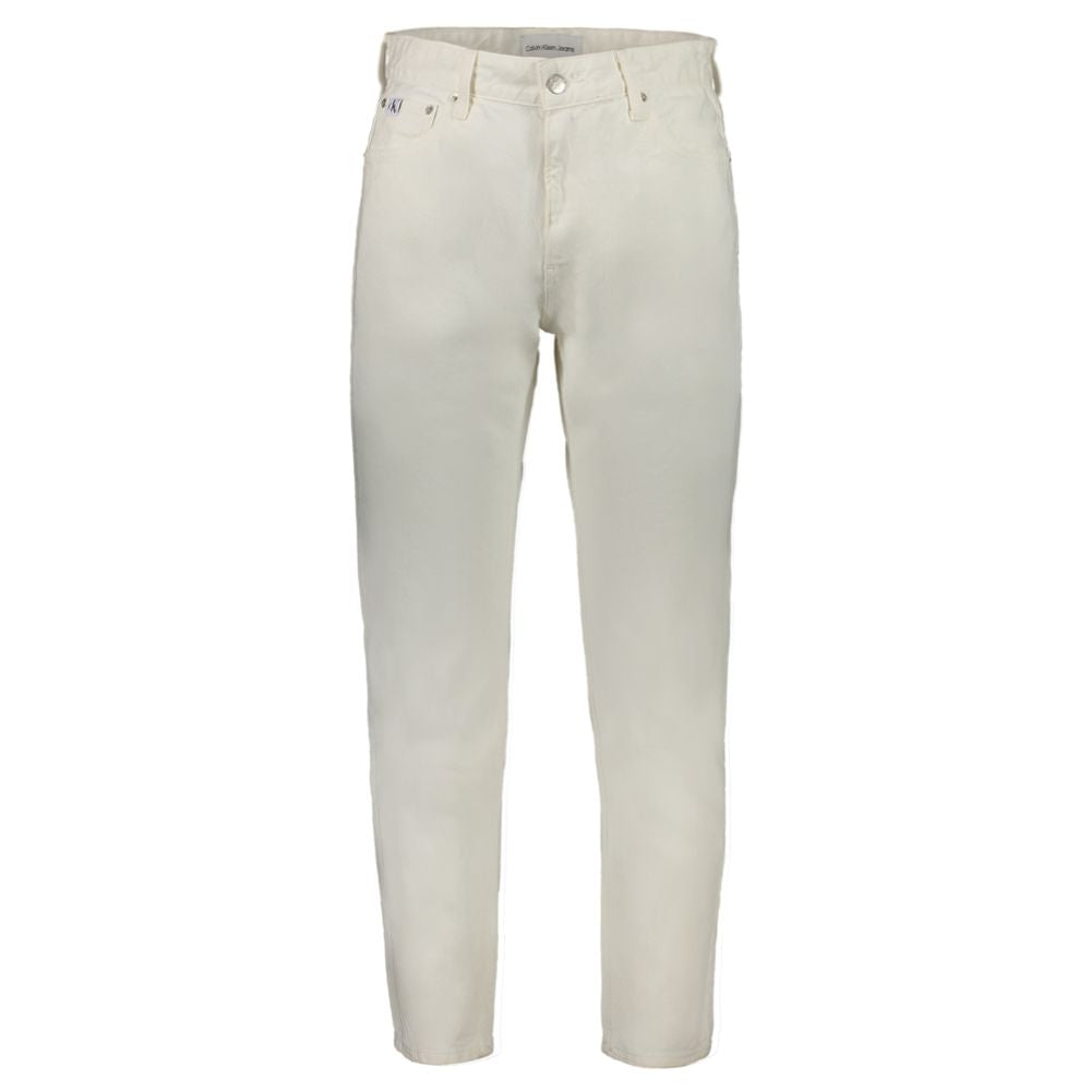 Calvin Klein Vita Bomullsjeans &amp;amp; Byxor