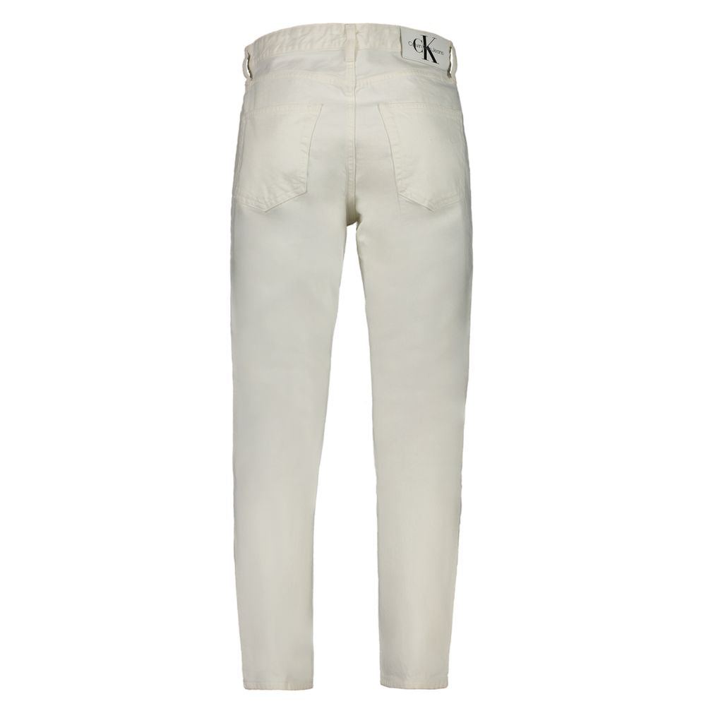 Calvin Klein Vita Bomullsjeans &amp;amp; Byxor