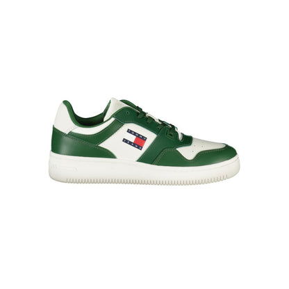 Tommy Hilfiger Grön Läder Herr Sneaker
