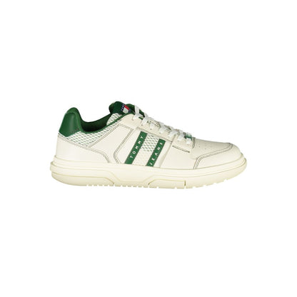 Tommy Hilfiger Grön Läder Herr Sneaker