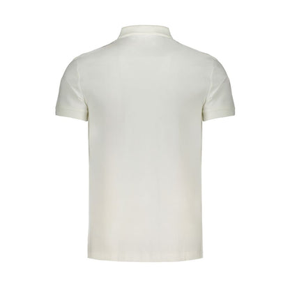Calvin Klein vit bomullspoloskjorta