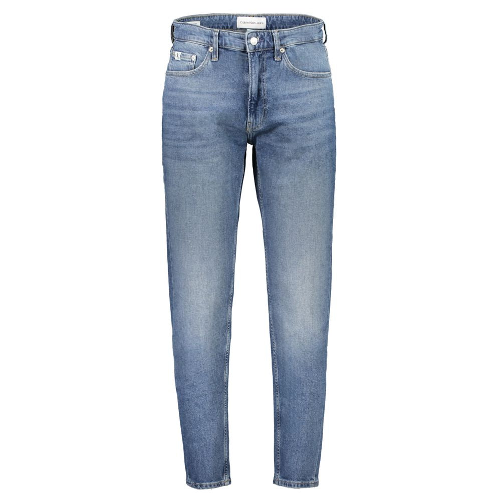 Calvin Klein Blå Bomullsjeans &amp;amp; Byxor