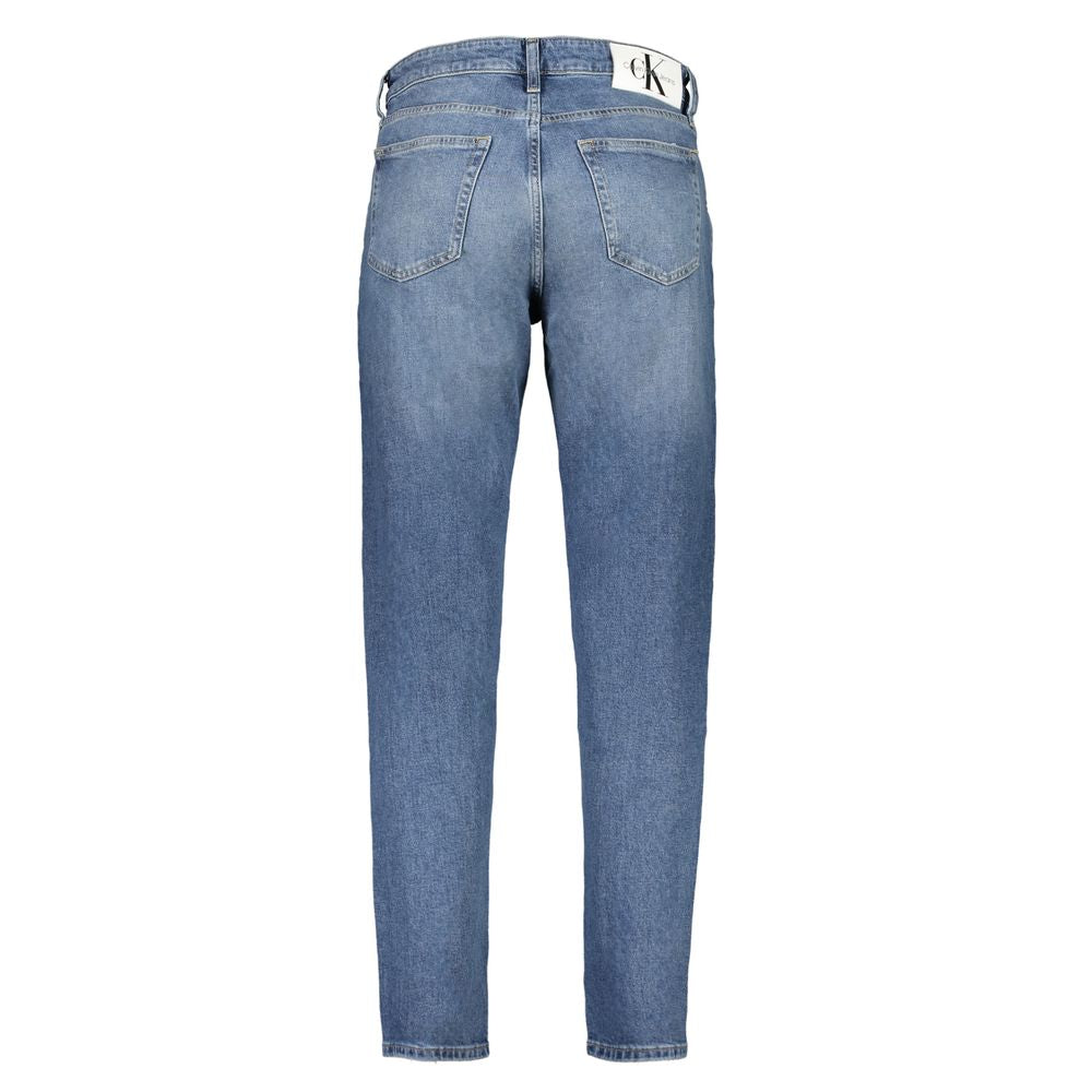 Calvin Klein Blå Bomullsjeans &amp;amp; Byxor