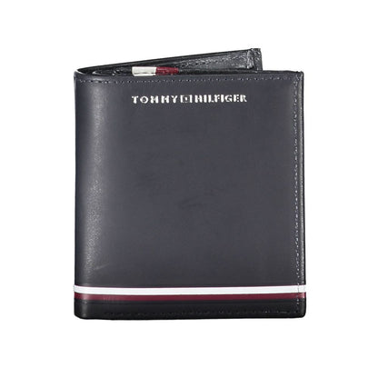 Tommy Hilfiger Blå Läder Herrplånbok