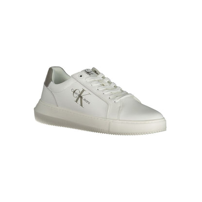 Calvin Klein Vita Läder Herr Sneaker