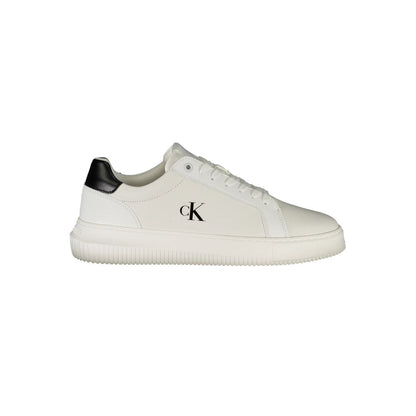 Calvin Klein Vita Läder Herr Sneaker
