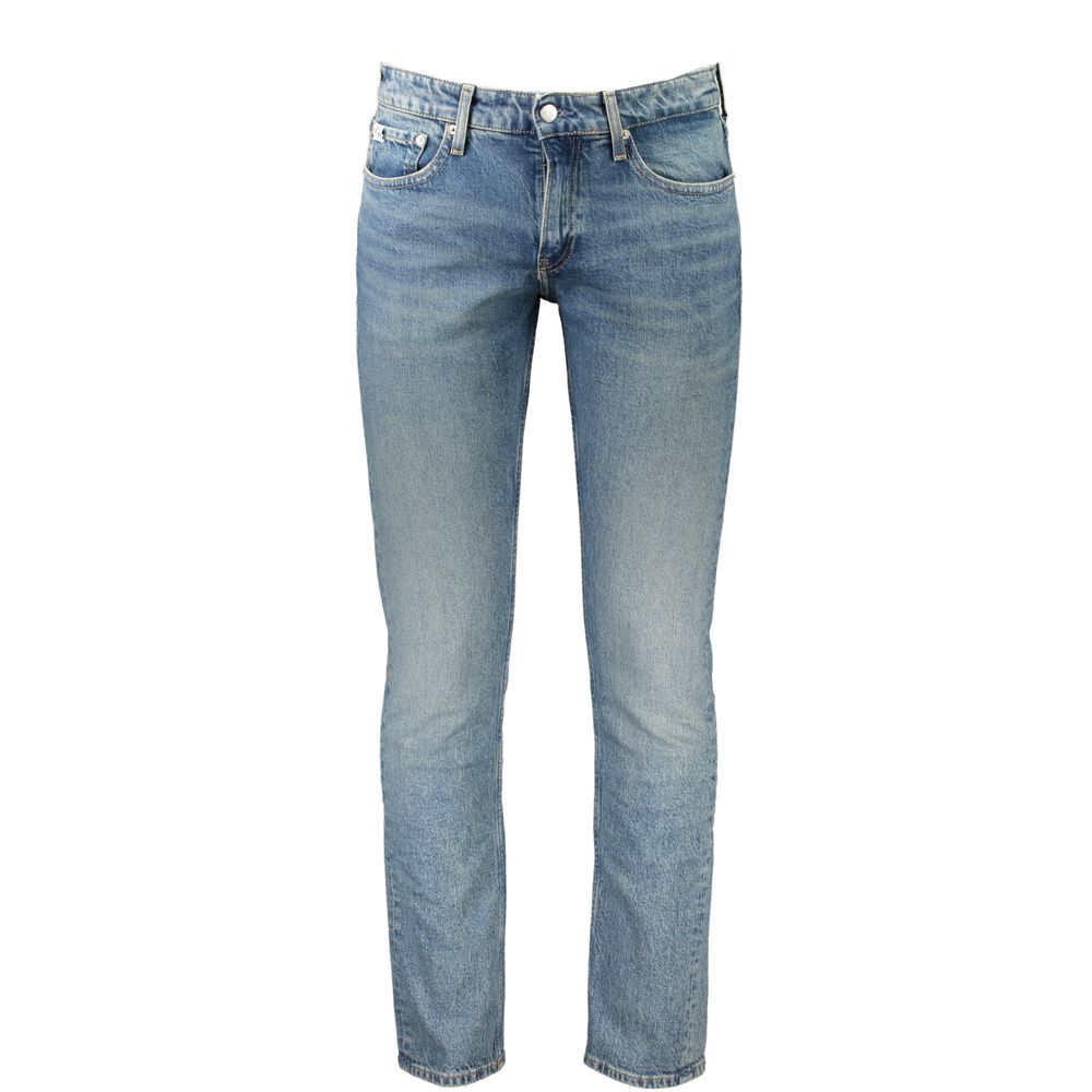 Calvin Klein Blå Bomullsjeans &amp;amp; Byxor