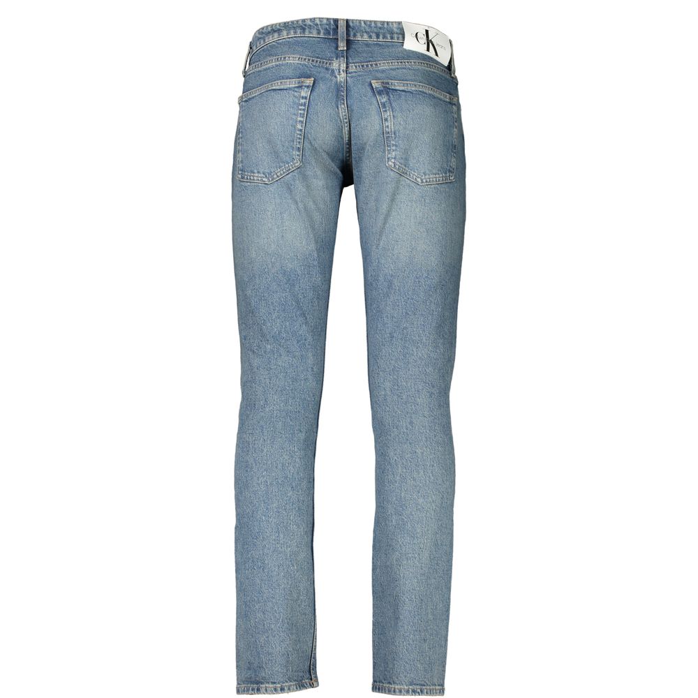 Calvin Klein Blå Bomullsjeans &amp;amp; Byxor