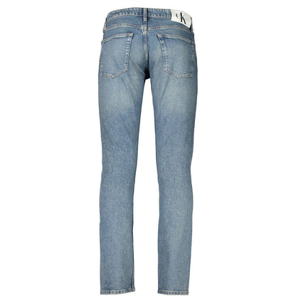 Calvin Klein Blå Bomullsjeans &amp;amp; Byxor
