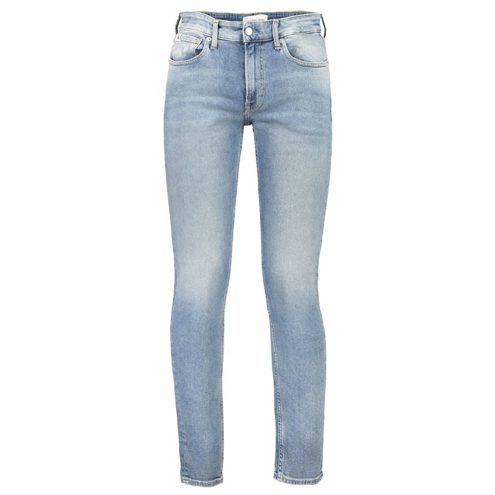 Calvin Klein Blå Bomullsjeans &amp;amp; Byxor