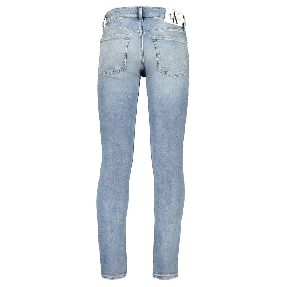 Calvin Klein Blå Bomullsjeans &amp;amp; Byxor