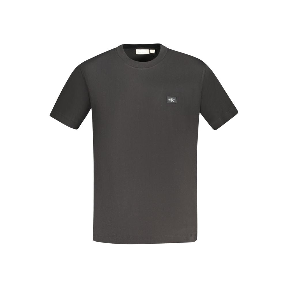 Calvin Klein svart bomulls-T-shirt för män