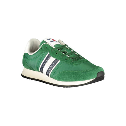 Tommy Hilfiger Grön Polyester Herr Sneaker